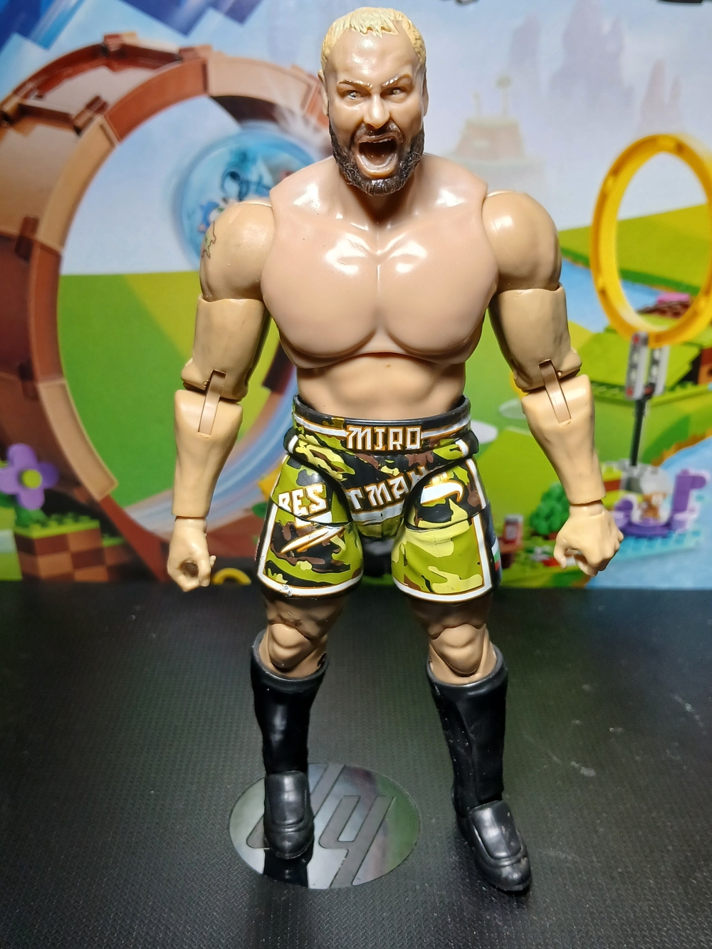 Miro Poseable Action Figure – Green Camouflage Shorts